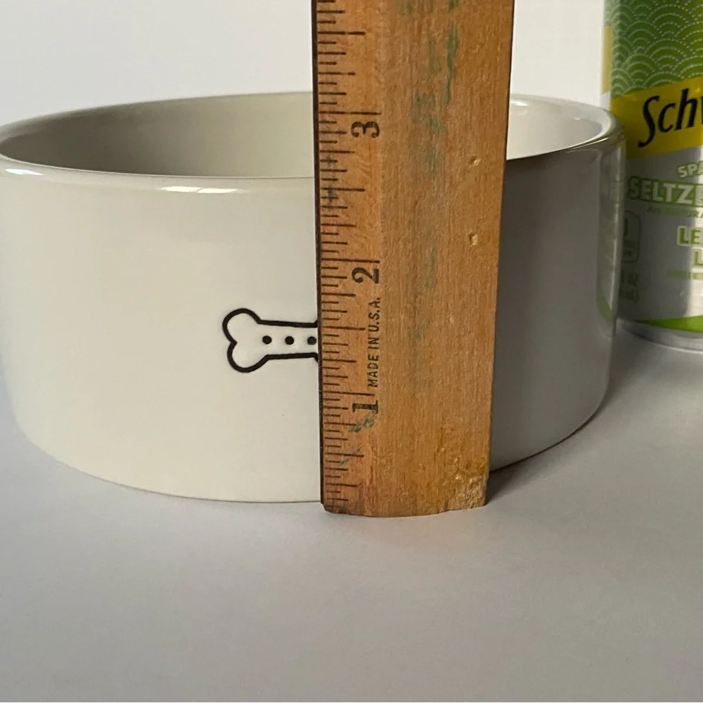 Dog Bowl Stoneware Ceramic 6